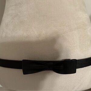 Leather Belt with Bow Woman’s